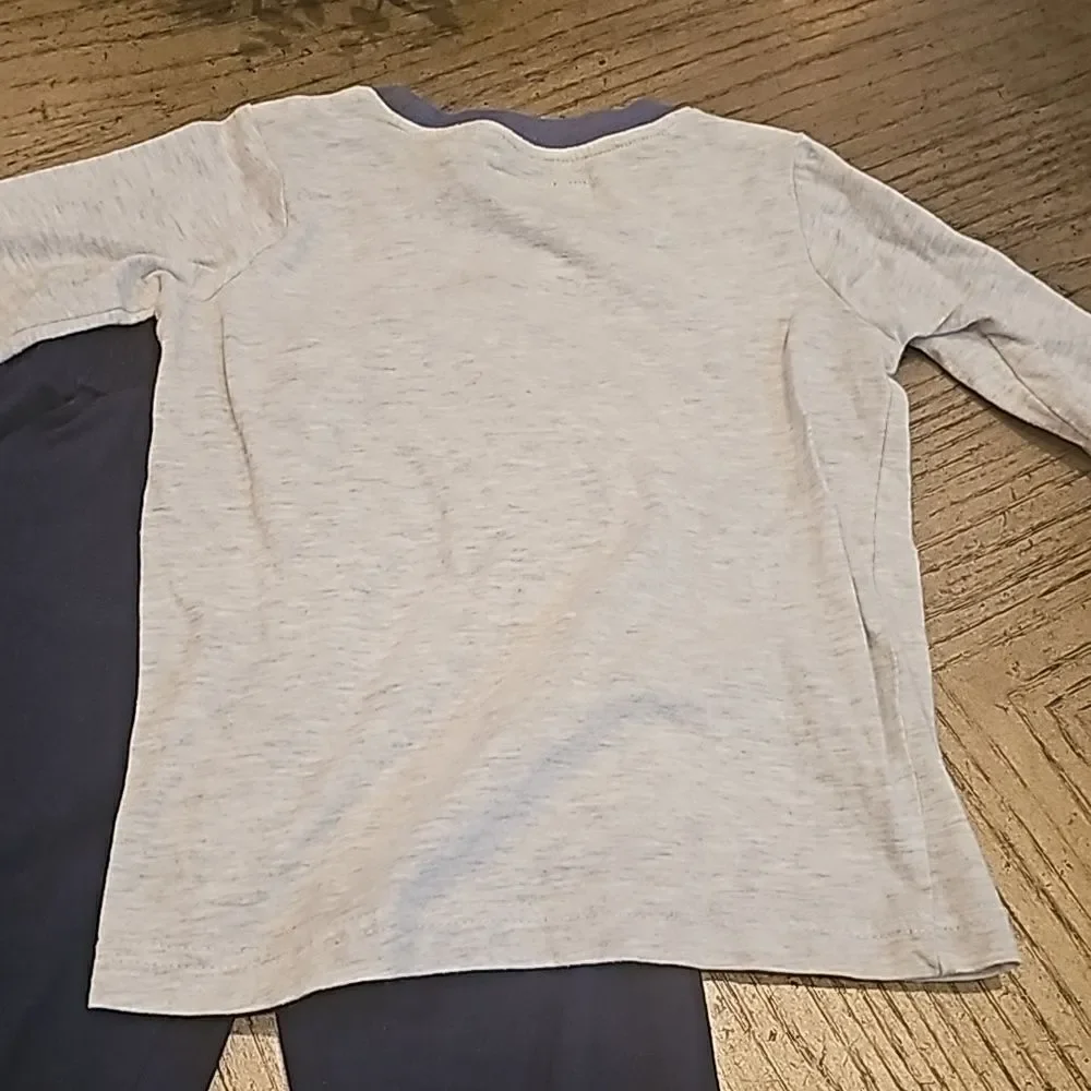 5T pants and shirt long sleeve Hurley